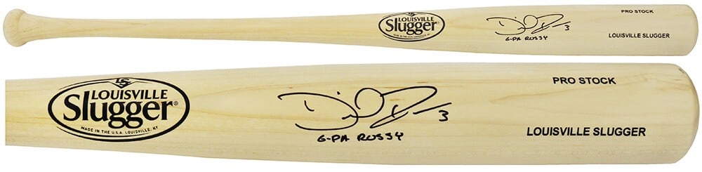 Louisville Slugger blonde baseball bat signed by David Ross with G-Pa Rossy inscription (1 of 2)