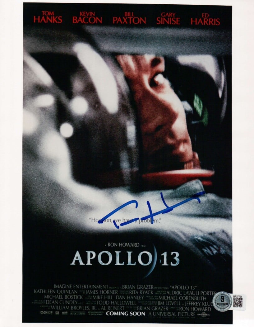 Apollo 13 8X10 Photograph Signed by Tom Hanks Beckett Authenticated (1 of 2)