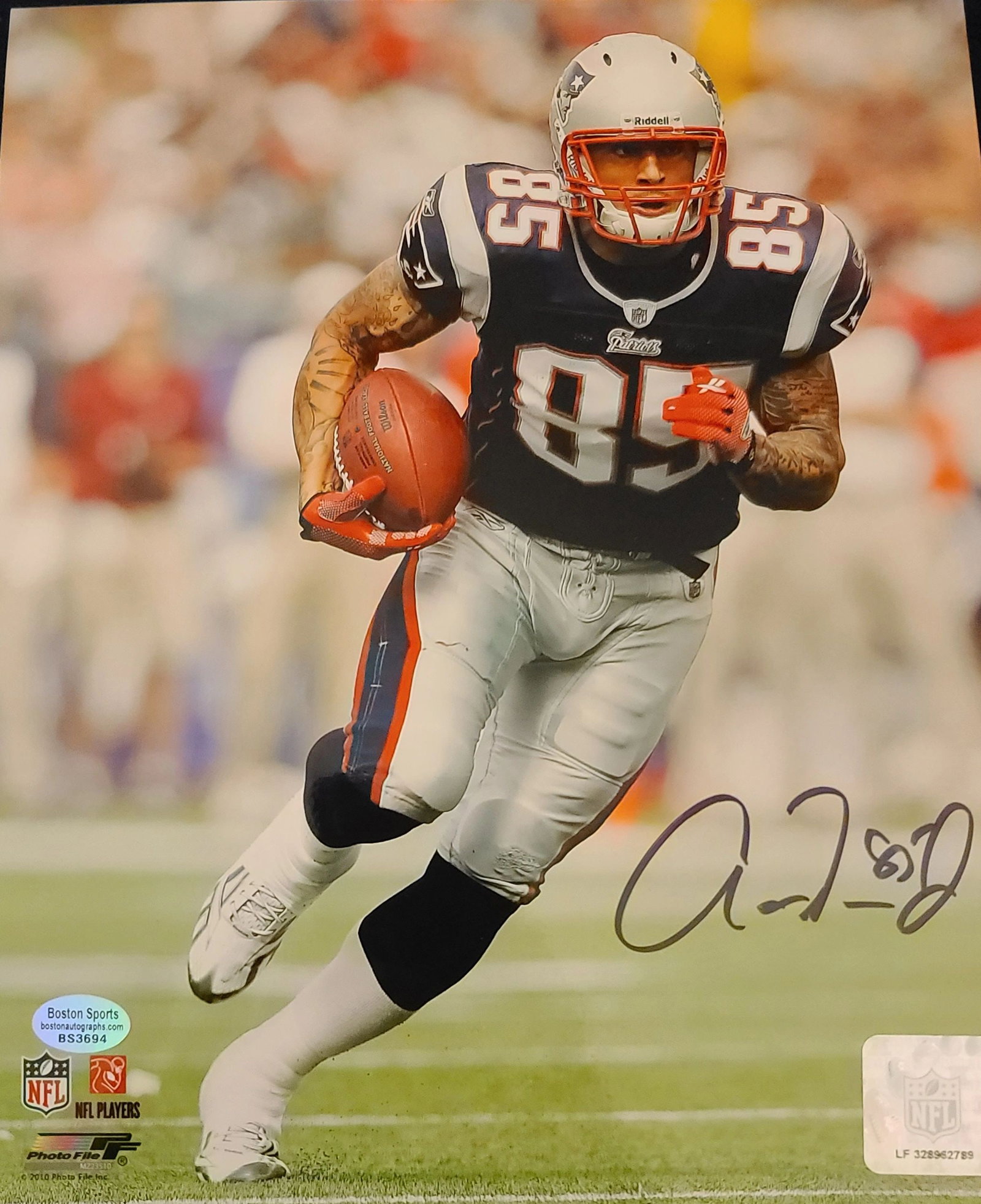 Autographed 8x10 Color Photo A Hernandez with COA (1 of 6)