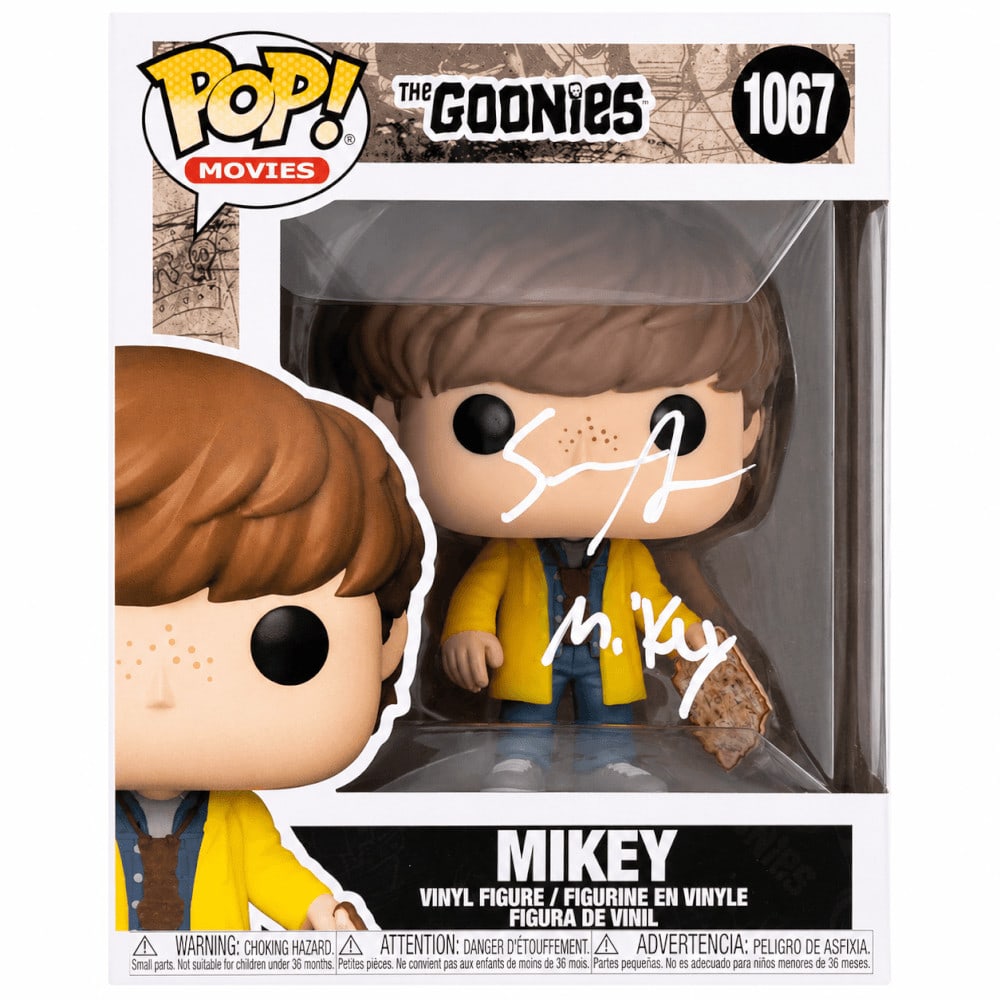 Funko Pop 1067 The Goonies Mikey signed by Sean Astin JSA COA (1 of 2)