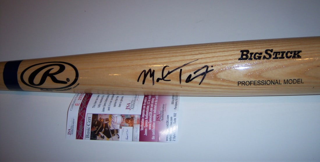 Autographed Big Stick Bat by Mark Teixeira with JSA COA (1 of 1)