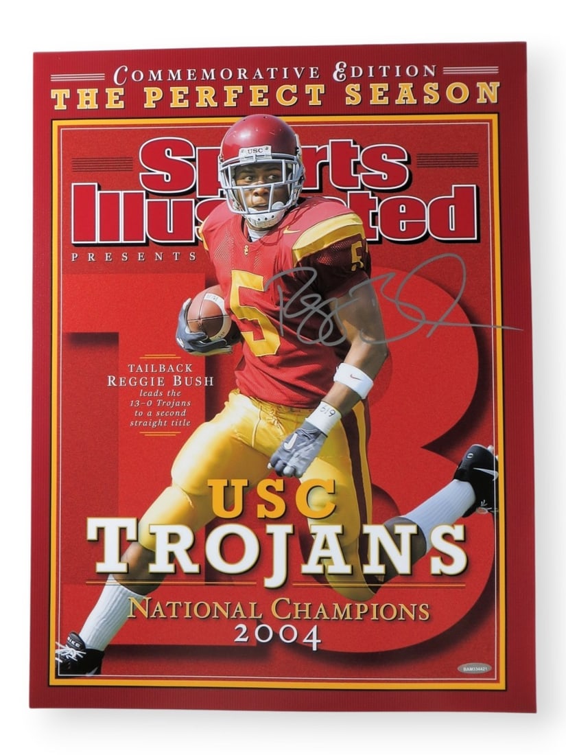 Upper Deck Authenticated Reggie Bush USC Trojans 15X20 Signed Photo (1 of 2)