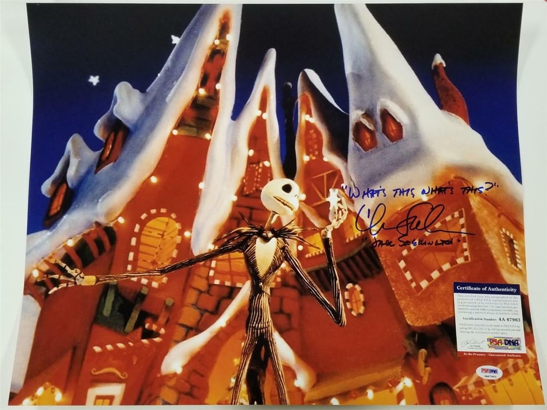 16x20 Photograph Signed by Chris Sarandon with Jack Skellington Quote PSA/DNA COA (1 of 1)