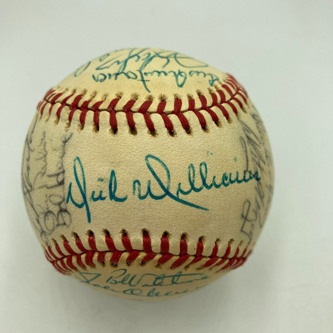 Nolan Ryan 1974 California Angels Team Signed Baseball JSA COA (1 of 12)