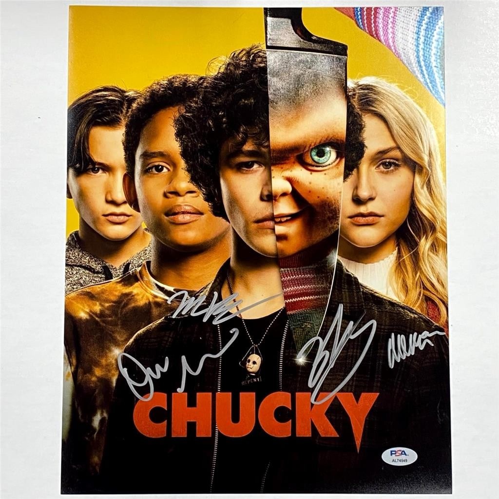 11x14 Chucky TV Series Photo signed by cast PSA DNA Mancini Arthur Briones (1 of 5)