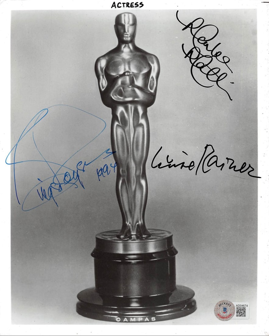 Beckett Certified 8x10 B&W Photo Signed by Matlin Rogers Rainer (1 of 5)