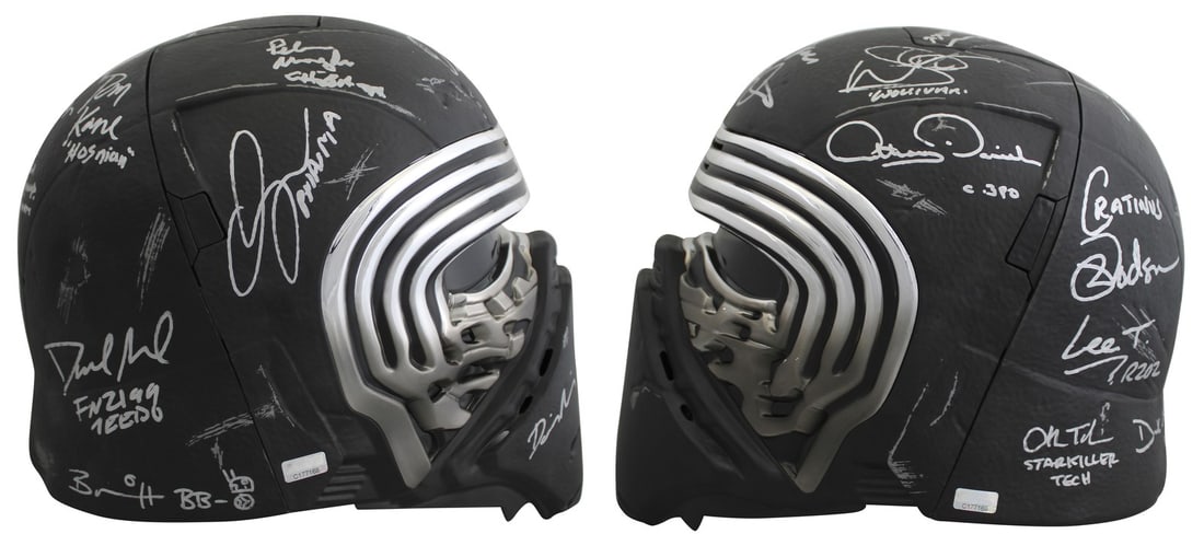 Star Wars Kylo Ren full size helmet signed by 19 cast members BAS (1 of 11)