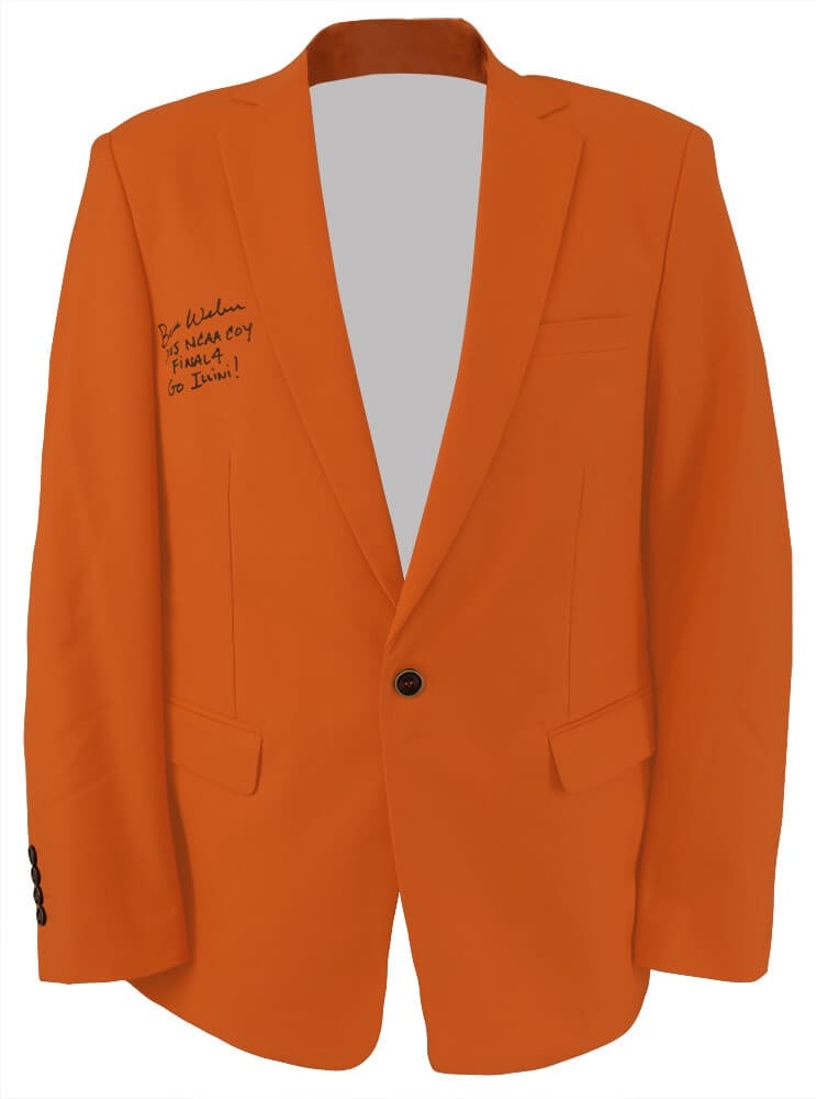 Mogu Orange Blazer Signed by Bruce Weber with Three Inscriptions and COA (1 of 3)