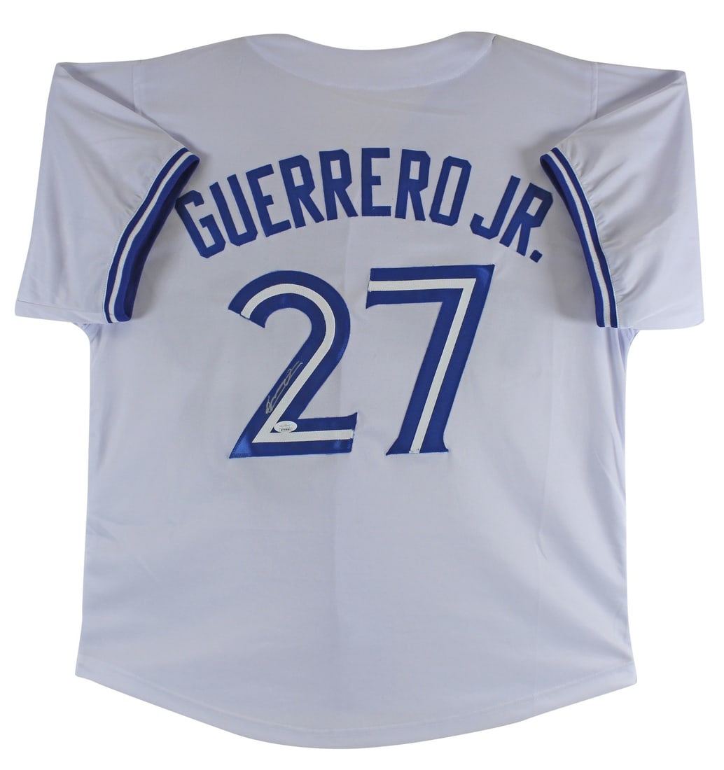 JSA Witness authenticated Vladimir Guerrero Jr signed Toronto Blue Jays jersey (1 of 3)
