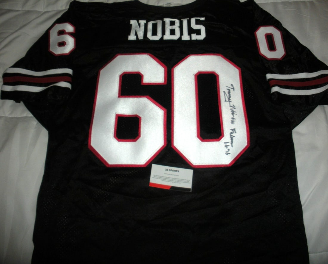 Official Wilson Falcons Jersey Signed by Tommy Nobis with COA (1 of 3)