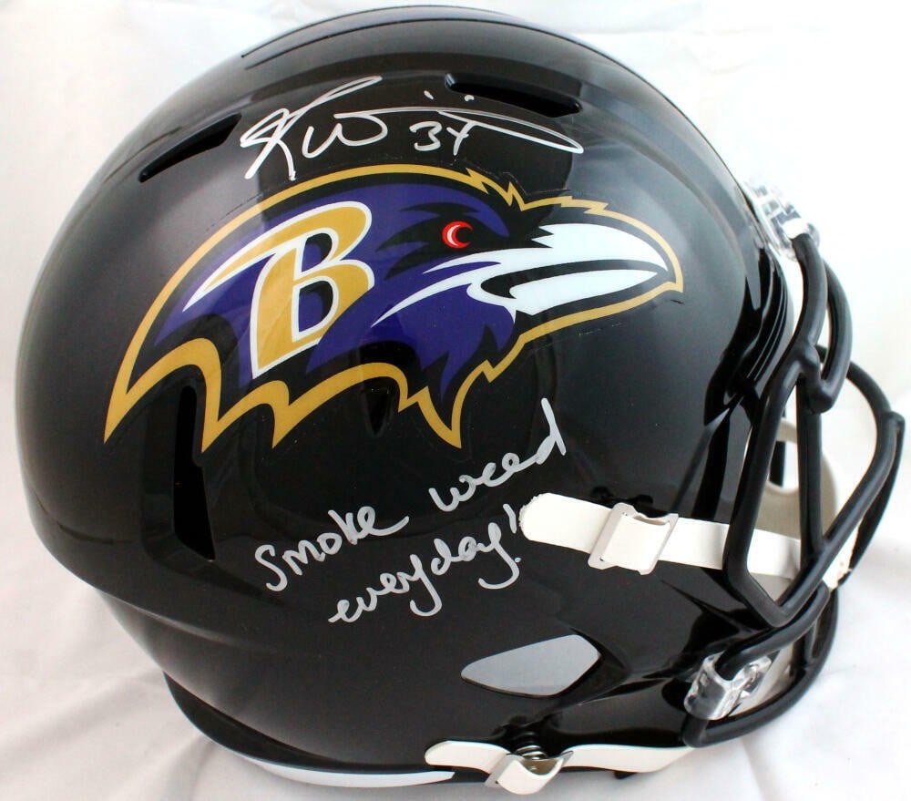 Baltimore Ravens Full Size Speed Helmet Signed by Ricky Williams Beckett Holo (1 of 6)