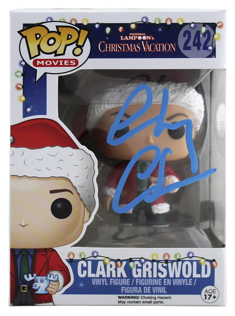 Clark Griswold #242 Funko Pop Autographed by Chevy Chase BAS Blue Signature (1 of 10)