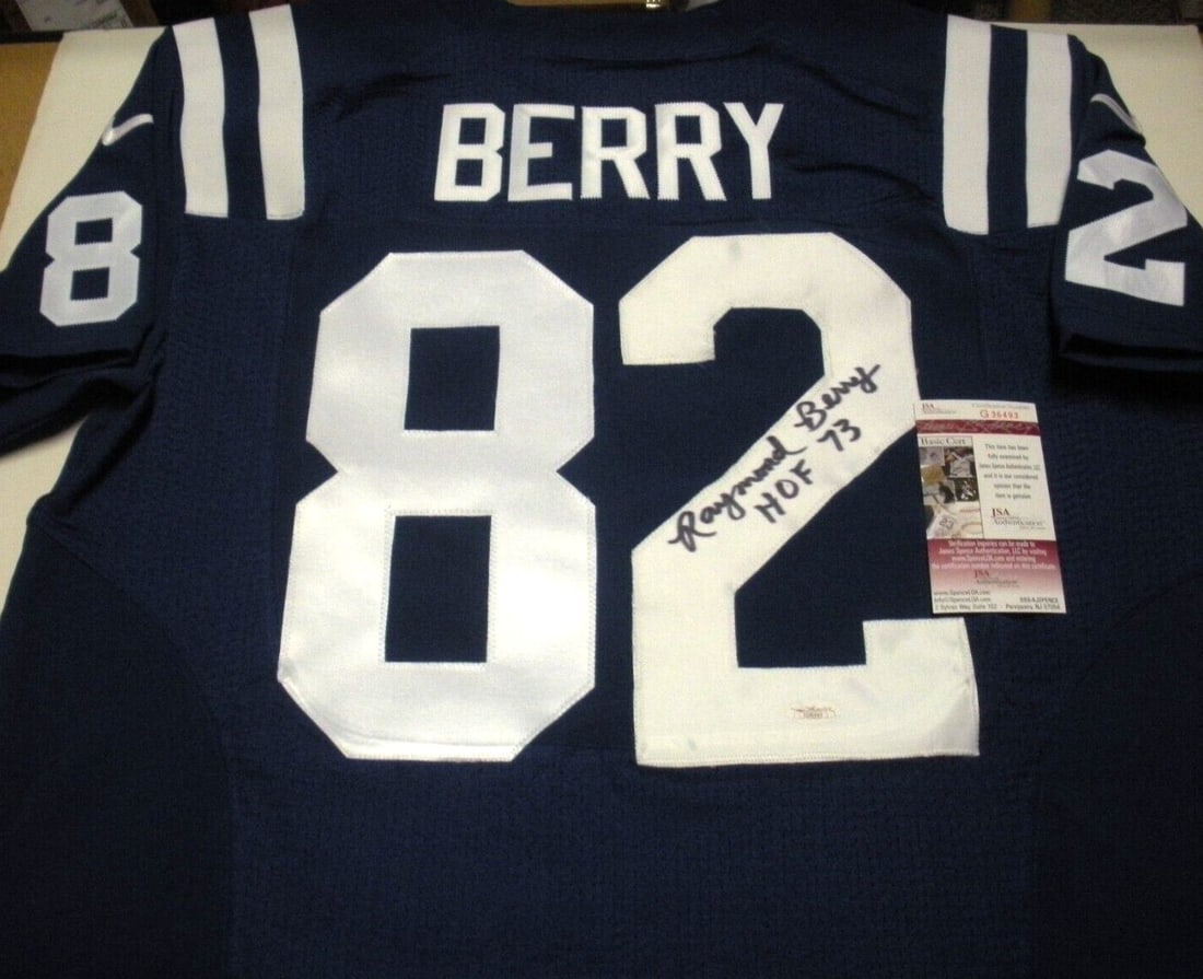 Signed Nike Jersey Raymond Berry Baltimore Colts With JSA COA Authentication (1 of 2)