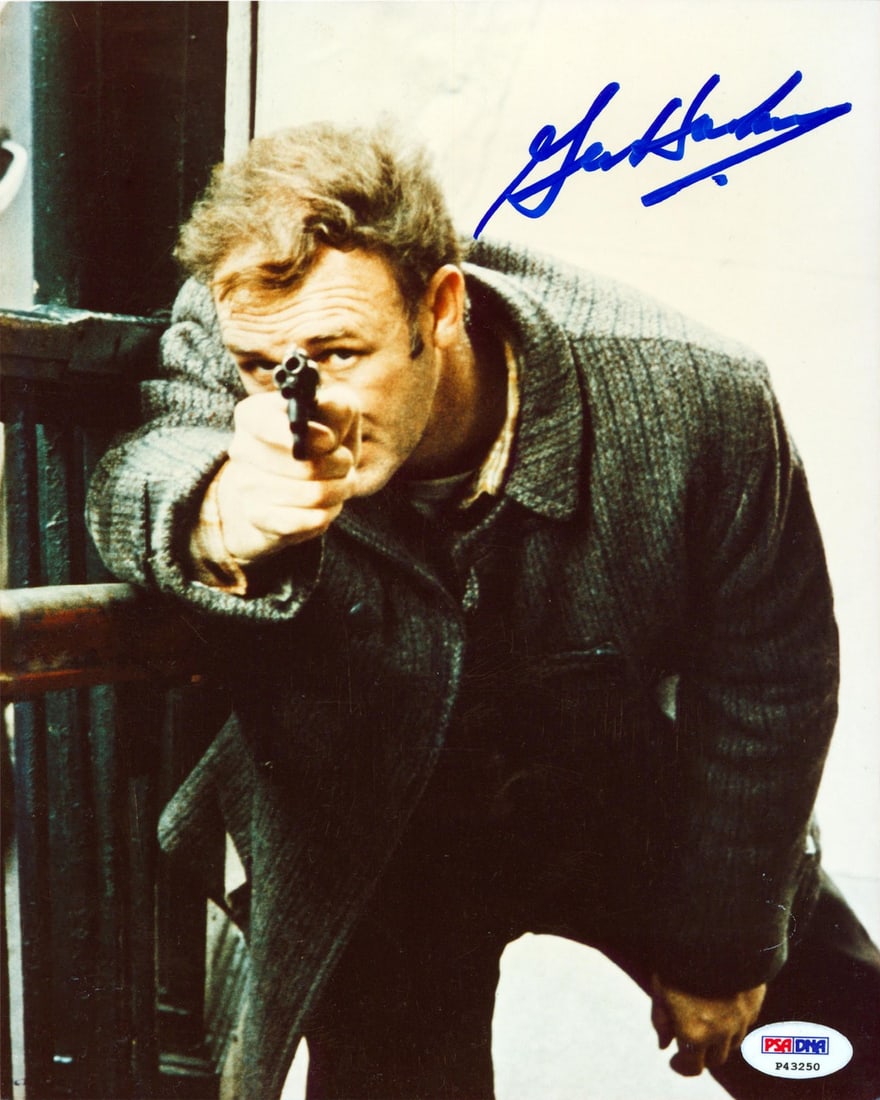 Gene Hackman Signed 8x10 French Connection Photo with PSA/DNA Authentication (1 of 1)