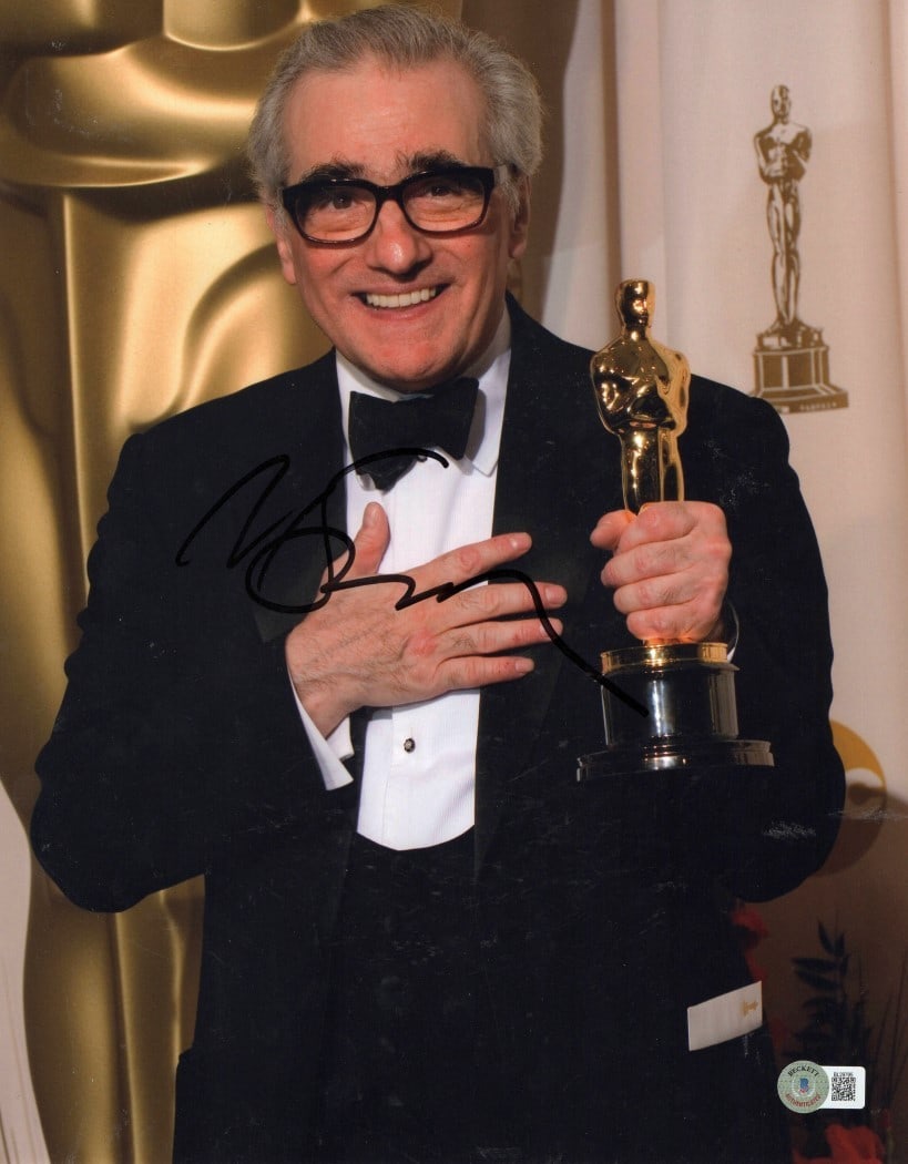 Martin Scorsese Signed The Departed 11X14 Photo Beckett Authenticated: Martin Scorsese Signed The Departed 11X14 Photo Beckett Authenticated This is an original 11X14 photograph signed by acclaimed director Martin Scorsese, featuring imagery from his award-winning film, 