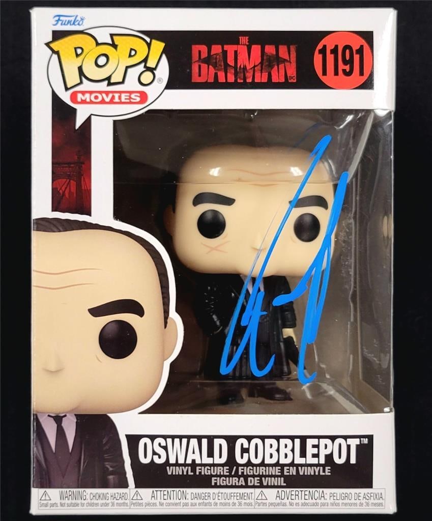 Funko Pop Penguin Figure Signed by Colin Farrell Beckett Authenticated (1 of 7)