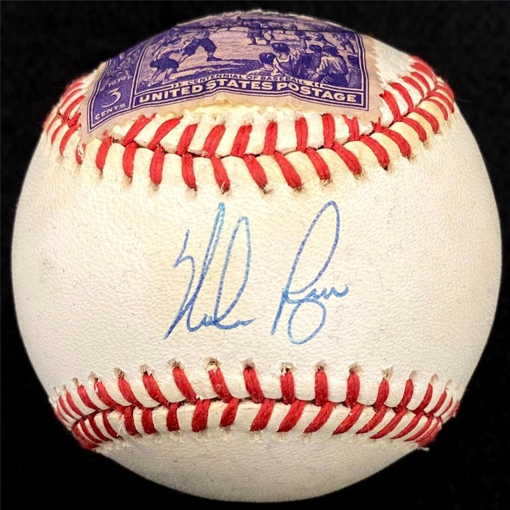 Official AL baseball autographed by Nolan Ryan JSA authenticated (1 of 7)