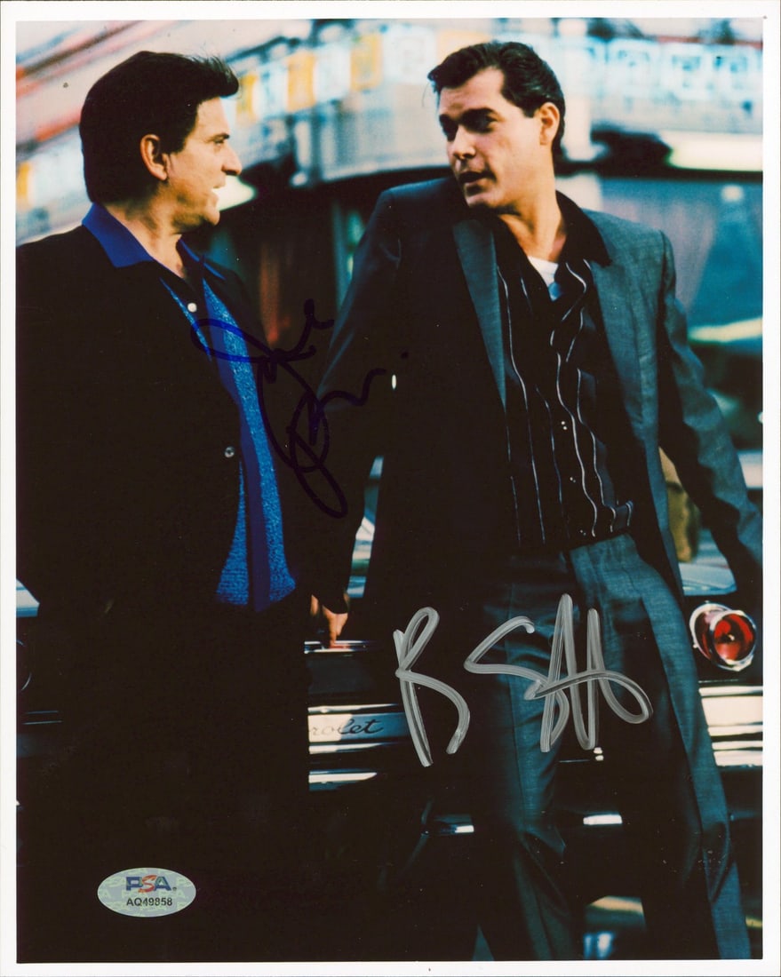 PSA DNA Authenticated Goodfellas 8x10 Photo Signed by Joe Pesci Ray Liotta (1 of 1)