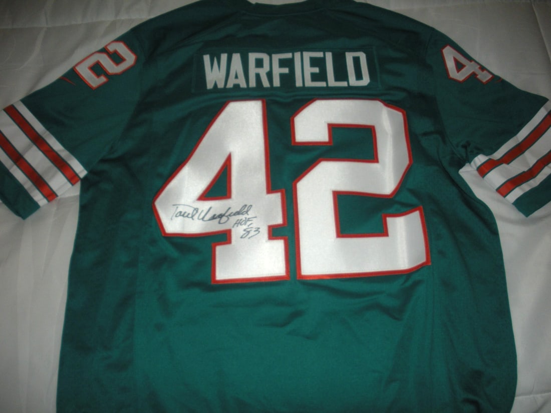 Signed Nike Jersey Paul Warfield Miami Dolphins With COA (1 of 2)