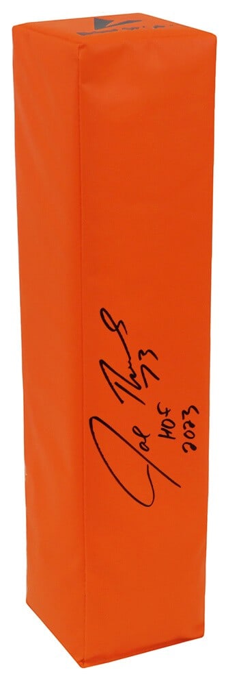 Joe Thomas Signed BSN Orange Endzone Pylon HOF 2023 COA (1 of 1)