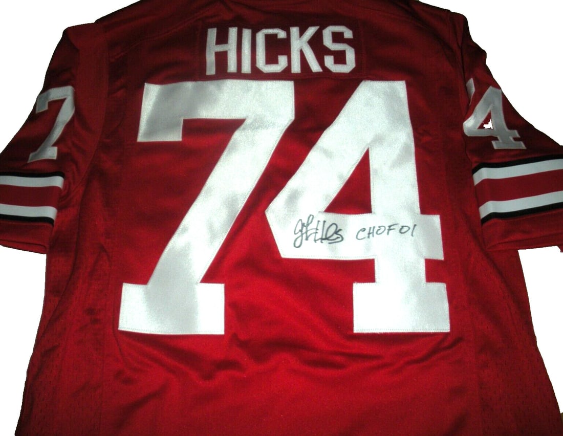 Nike Ohio State Buckeyes Jersey Signed by John Hicks with COA (1 of 2)