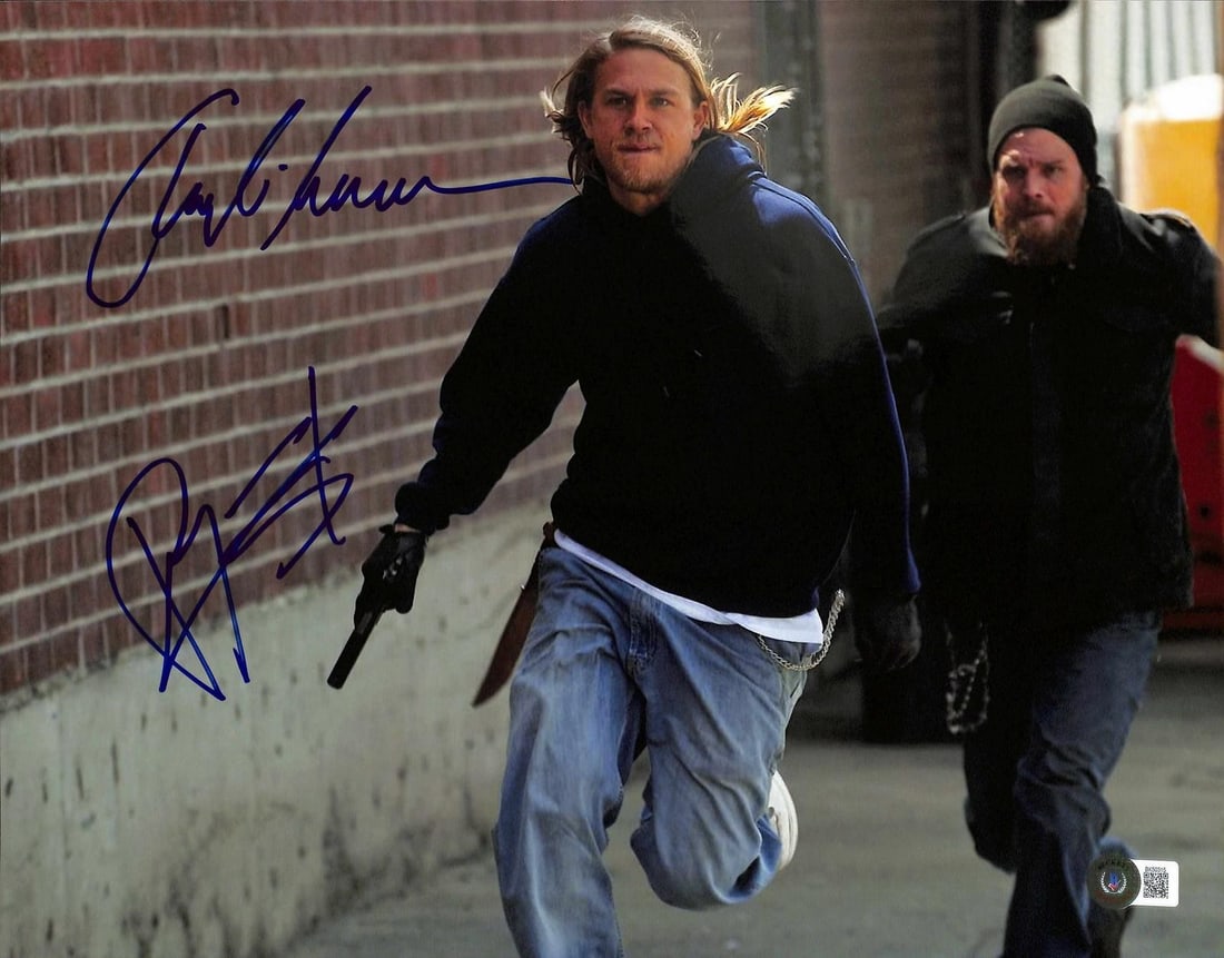Beckett Certified Sons of Anarchy 11x14 Photo Signed by Hunnam Hurst (1 of 1)