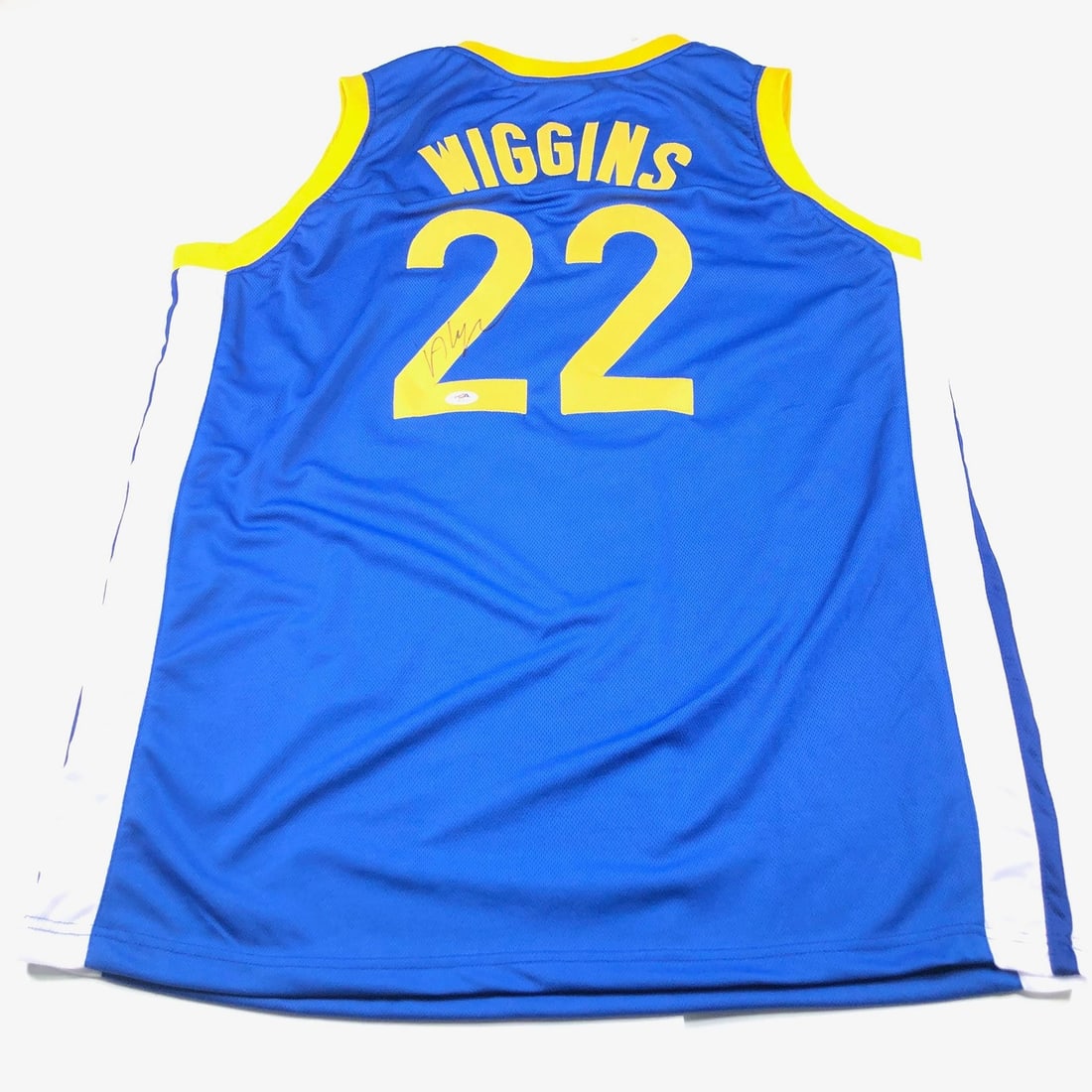 Andrew Wiggins Autographed Jersey PSA/DNA Golden State Warriors (1 of 2)