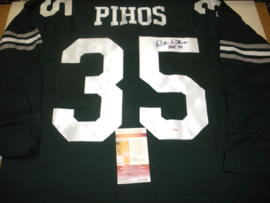 Signed Pete Pihos Eagles Jersey JSA COA HOF 1970 (1 of 2)