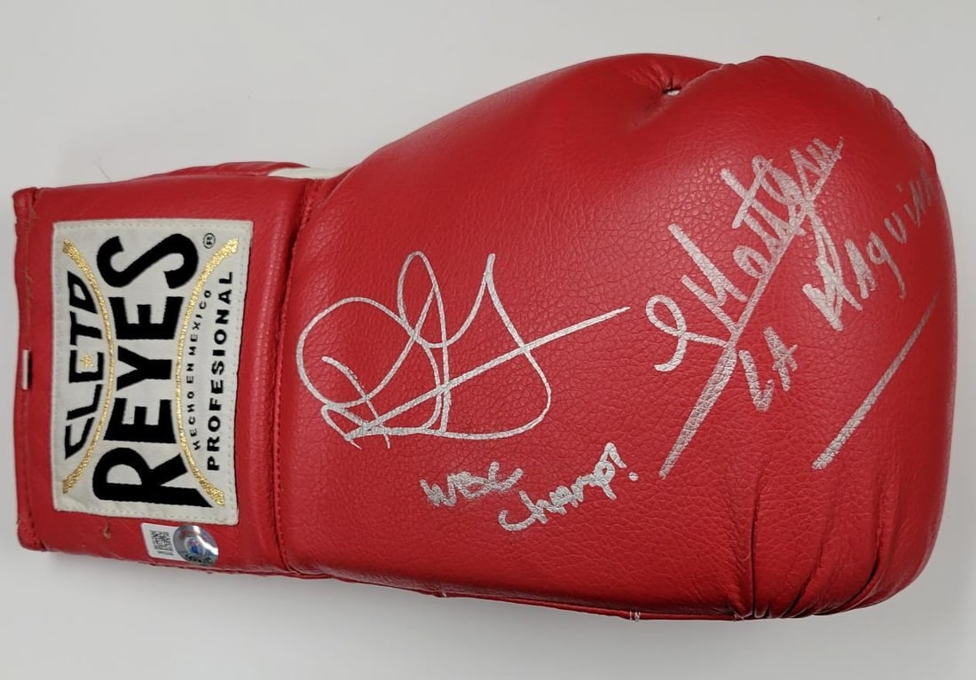 Danny Garcia Lucas Matthysse Signed Boxing Glove BAS Certified (1 of 5)