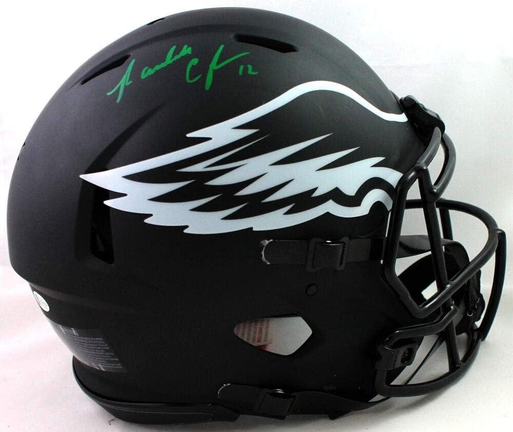 Beckett Authenticated Randall Cunningham Eagles Eclipse Full Size Helmet - 3
