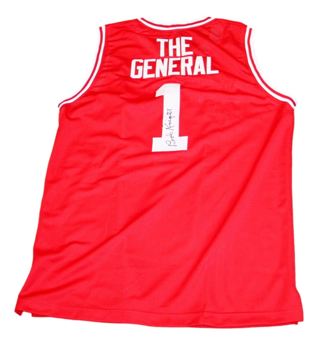 Indiana Hoosiers Jersey Signed by Bobby Knight JSA Authenticated (1 of 4)