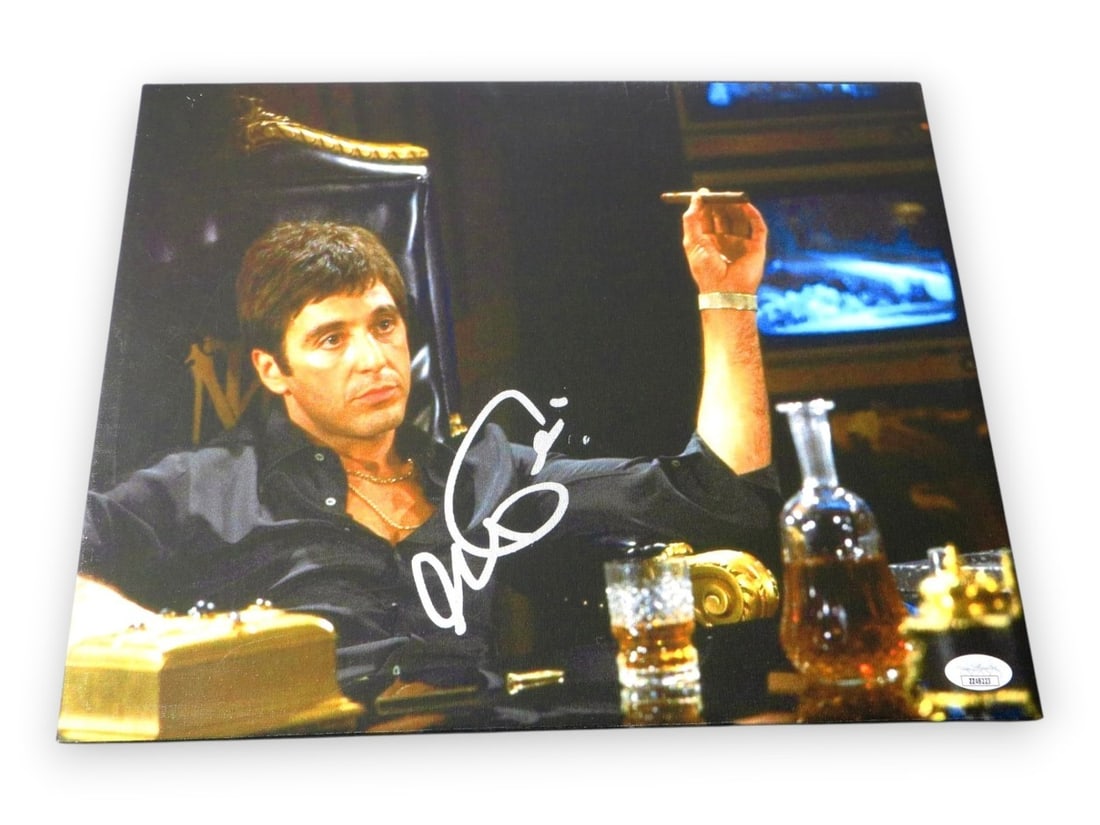 11X14 Scarface Canvas Photo Signed by Al Pacino JSA (1 of 5)