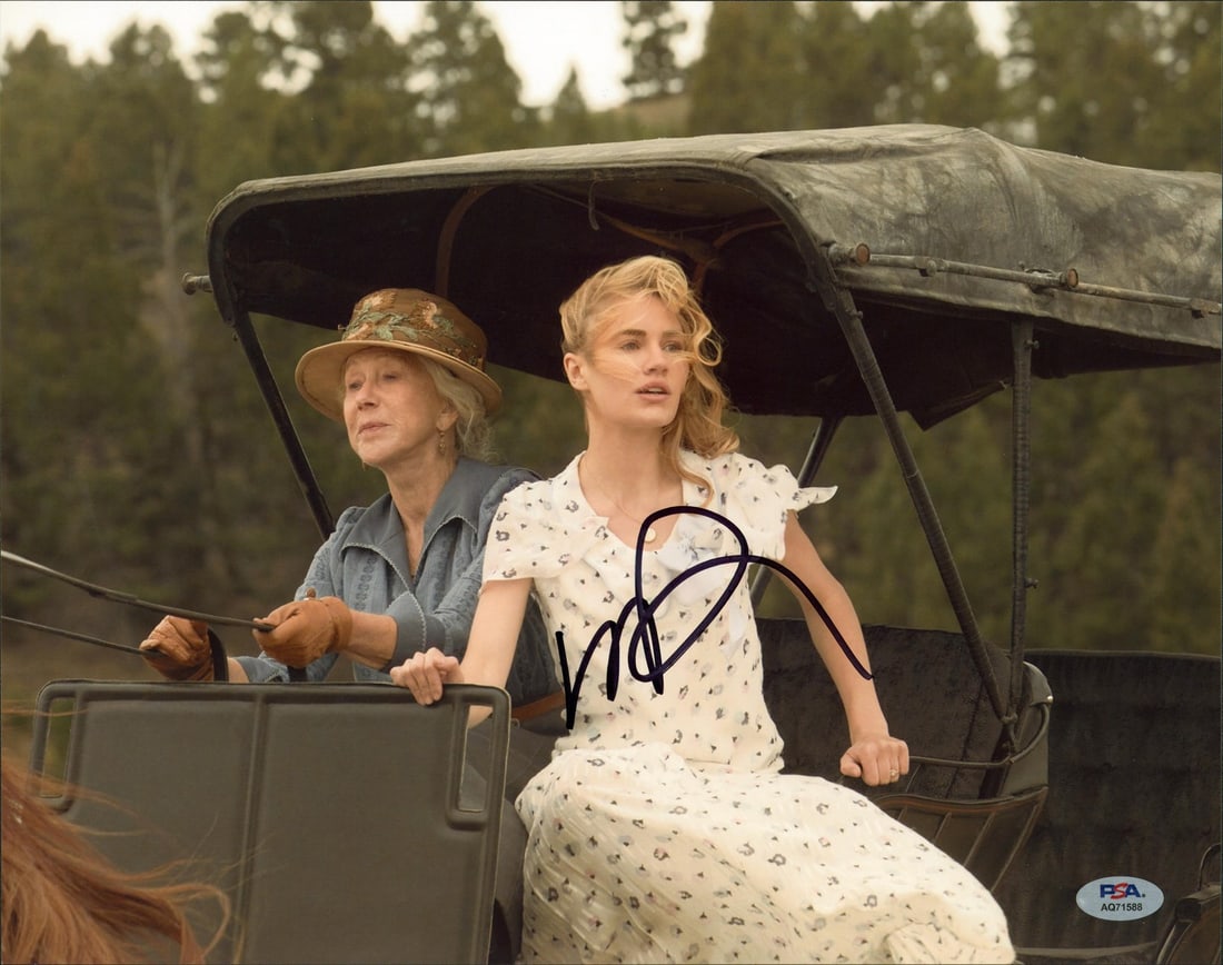 Signed 11x14 Horizontal Photo Michelle Randolph 1923 PSA DNA Authenticated (1 of 1)