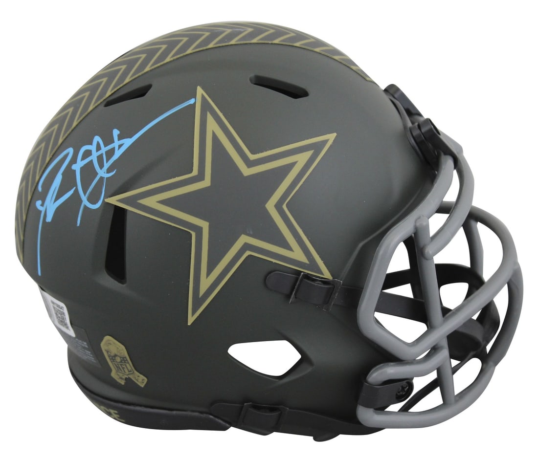 Deion Sanders Signed Cowboys Salute to Service Mini Helmet BAS Authenticated: Deion Sanders Signed Cowboys Salute to Service Mini Helmet BAS Authenticated Celebrate a piece of NFL history with this original signed mini helmet by Deion Sanders, a legendary player of the Dallas C