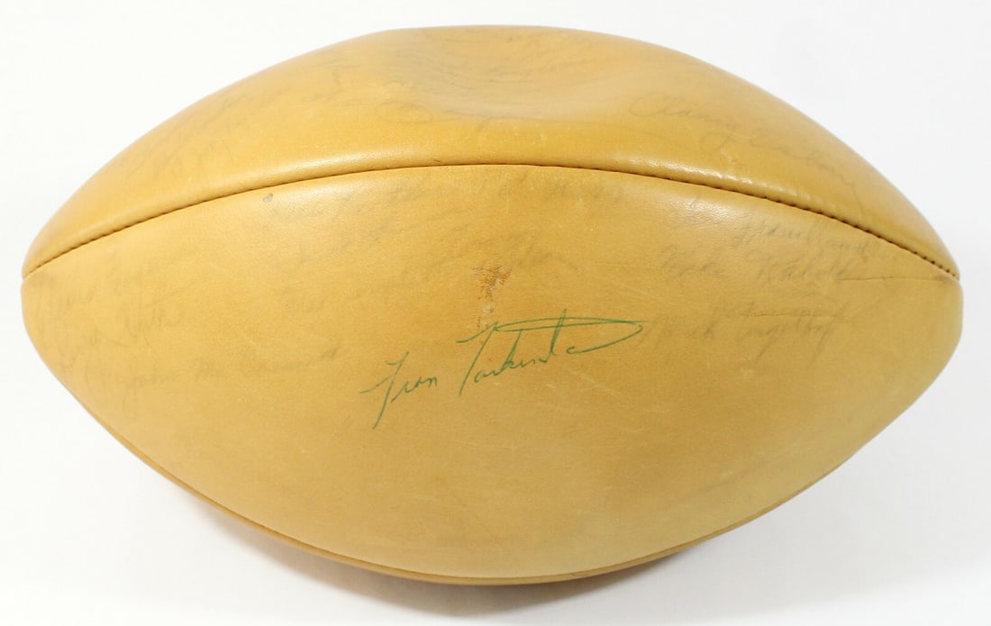 1962 Minnesota Vikings Team-Signed Football 33 Signatures JSA Authenticated (1 of 3)