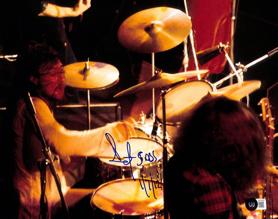 Bill Ward autographed 11x14 drum kit photo Beckett certified (1 of 1)