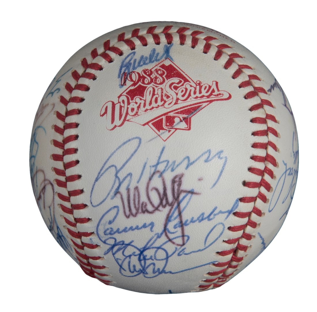 24-Signature 1988 Oakland Athletics AL Champions Baseball JSA LOA (1 of 7)