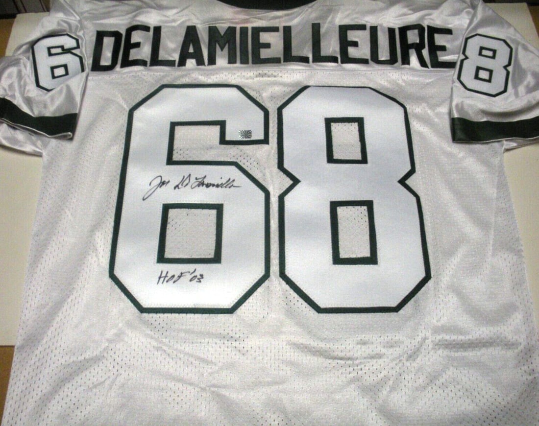 Nike Michigan State Jersey Signed by Joe DeLamielleure with COA (1 of 2)