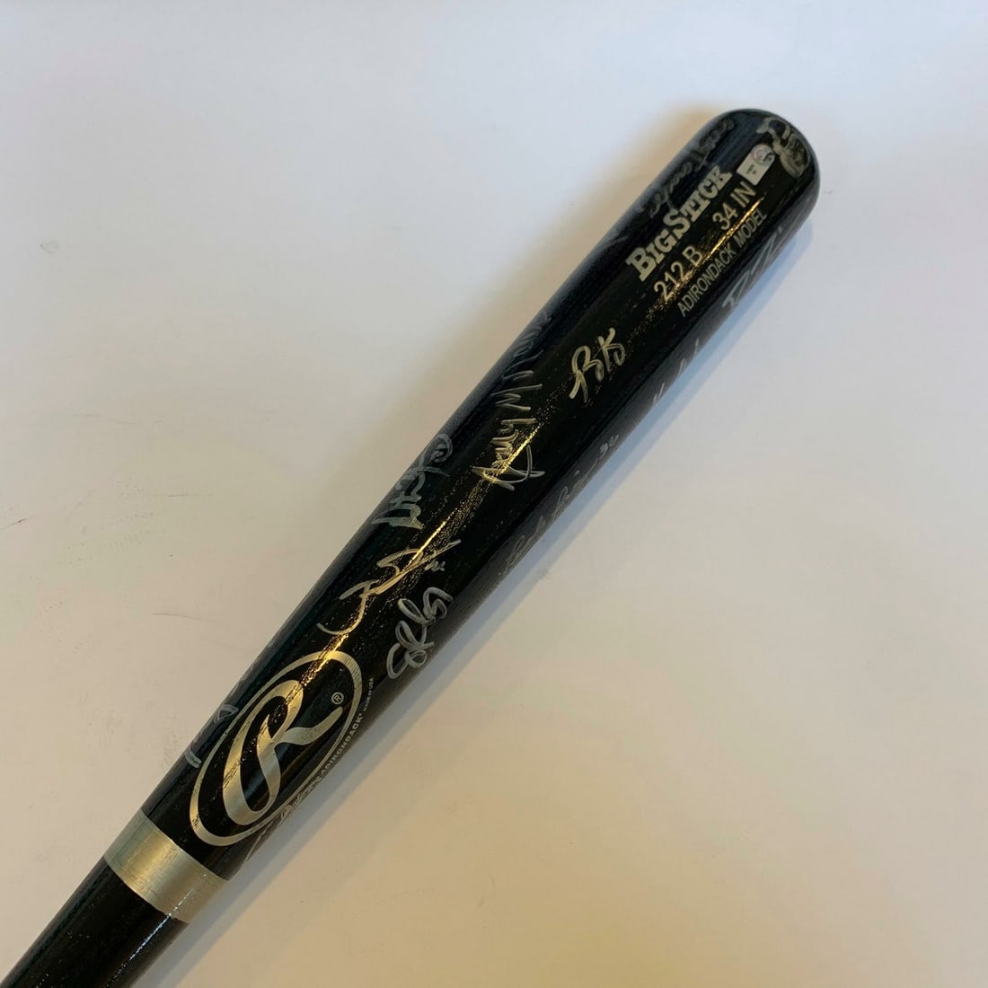 2007 Washington Nationals Team-Signed Rawlings Bat MLB Authenticated: 2007 Washington Nationals Team-Signed Rawlings Bat MLB Authenticated Celebrate the legacy of the 2007 Washington Nationals with this team-signed Rawlings Adirondack Big Stick Model 212B Bat. Authentic