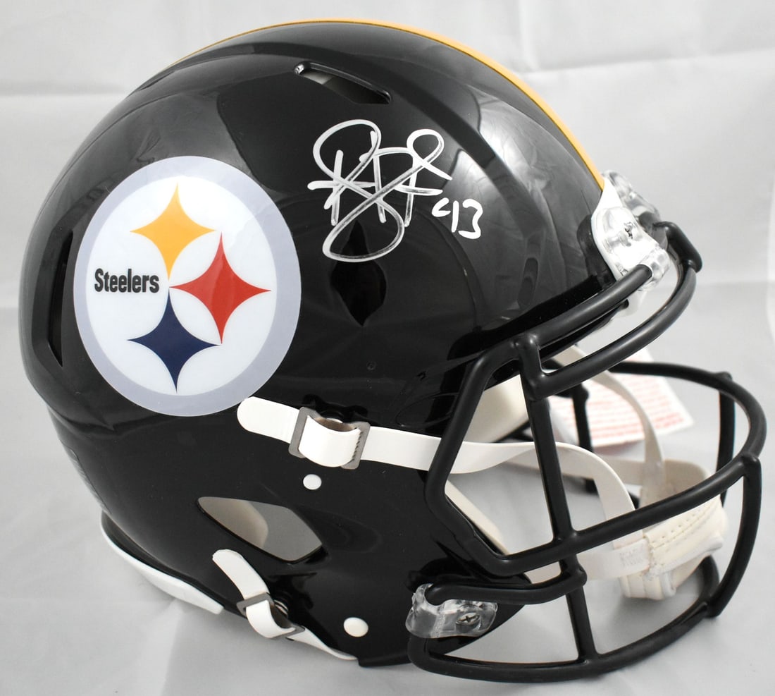 Autographed Troy Polamalu Steelers Full Size Speed Helmet (1 of 6)