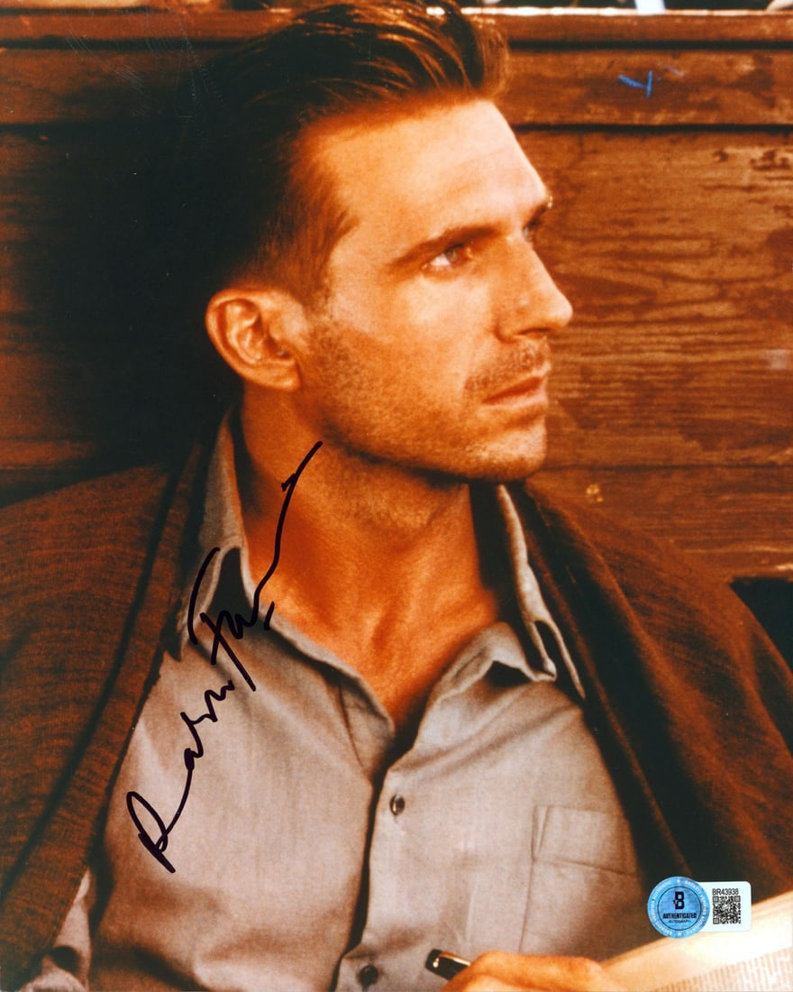 The English Patient signed 8x10 photo by Ralph Fiennes BAS authenticated (1 of 1)