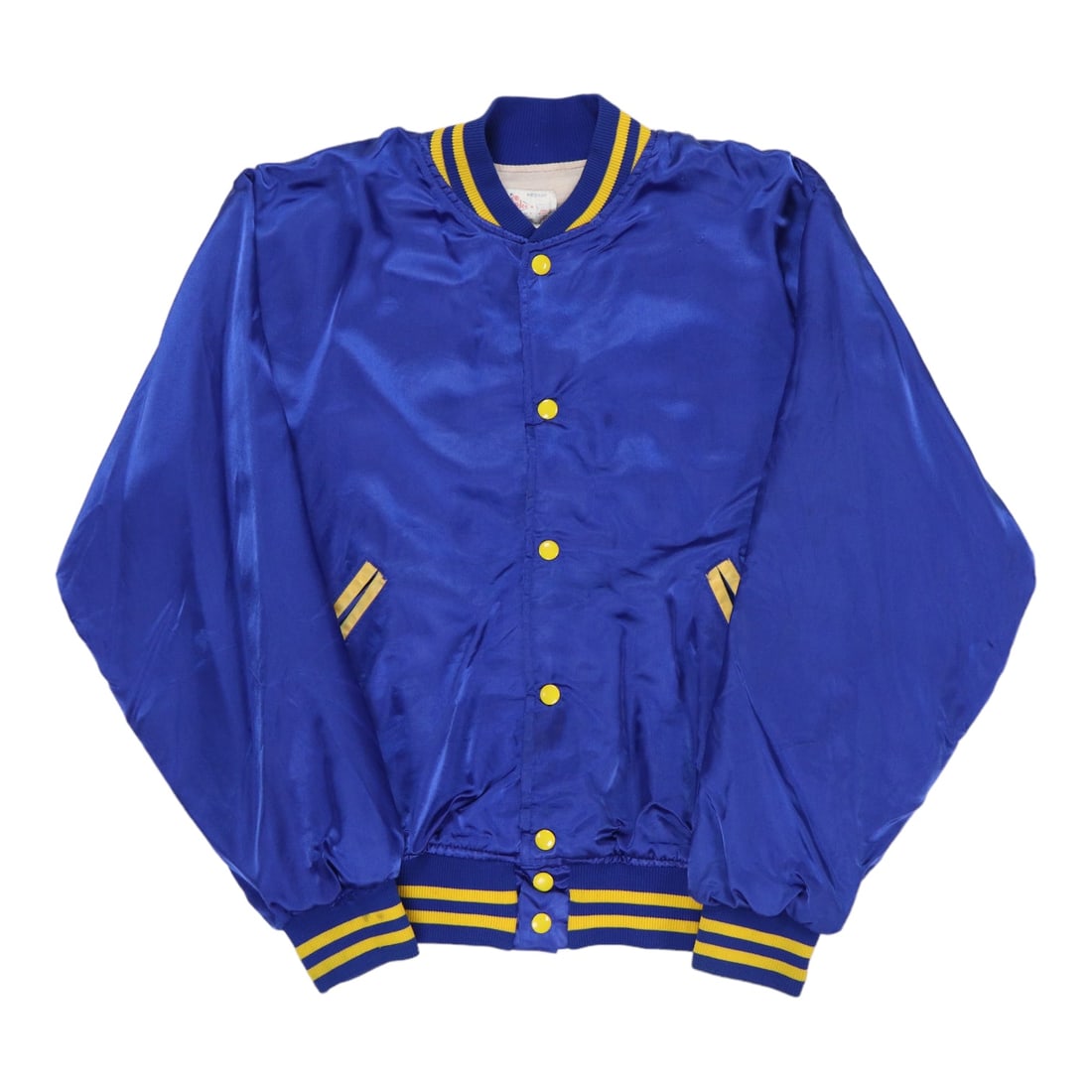 Blue Satin Promo Jacket by Capricorn Records 1970s Medium (1 of 7)
