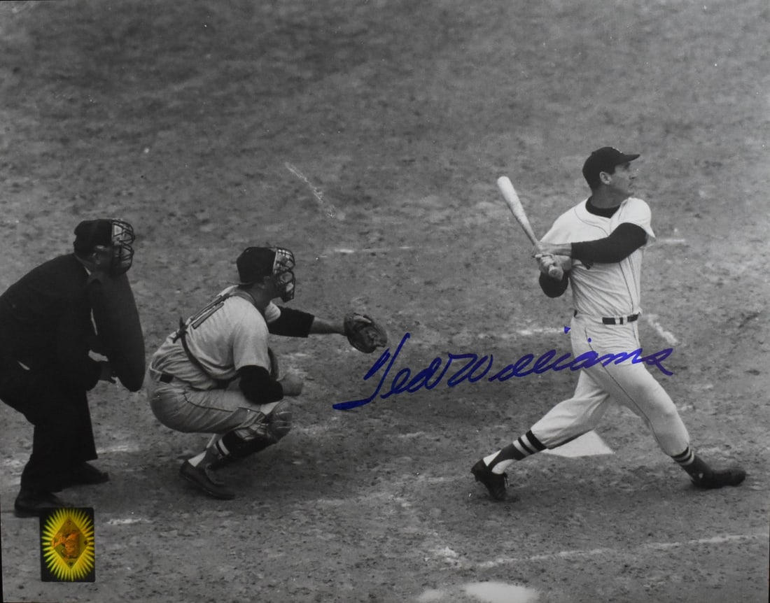 Framed 11x14 Ted Williams Signed Red Sox Photo PSA Original (1 of 3)