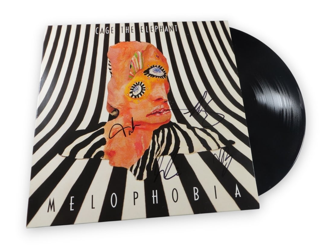 Signed Cage the Elephant Record Album Matt Schultz Brad Shultz Tichenor Champion BAS (1 of 4)