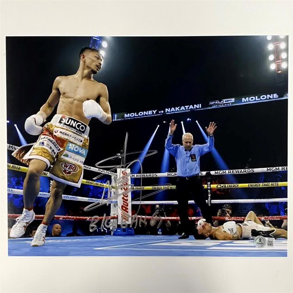 Junto Nakatani Autographed 11x14 Big Bang Boxing Photo Beckett Authenticated (1 of 3)