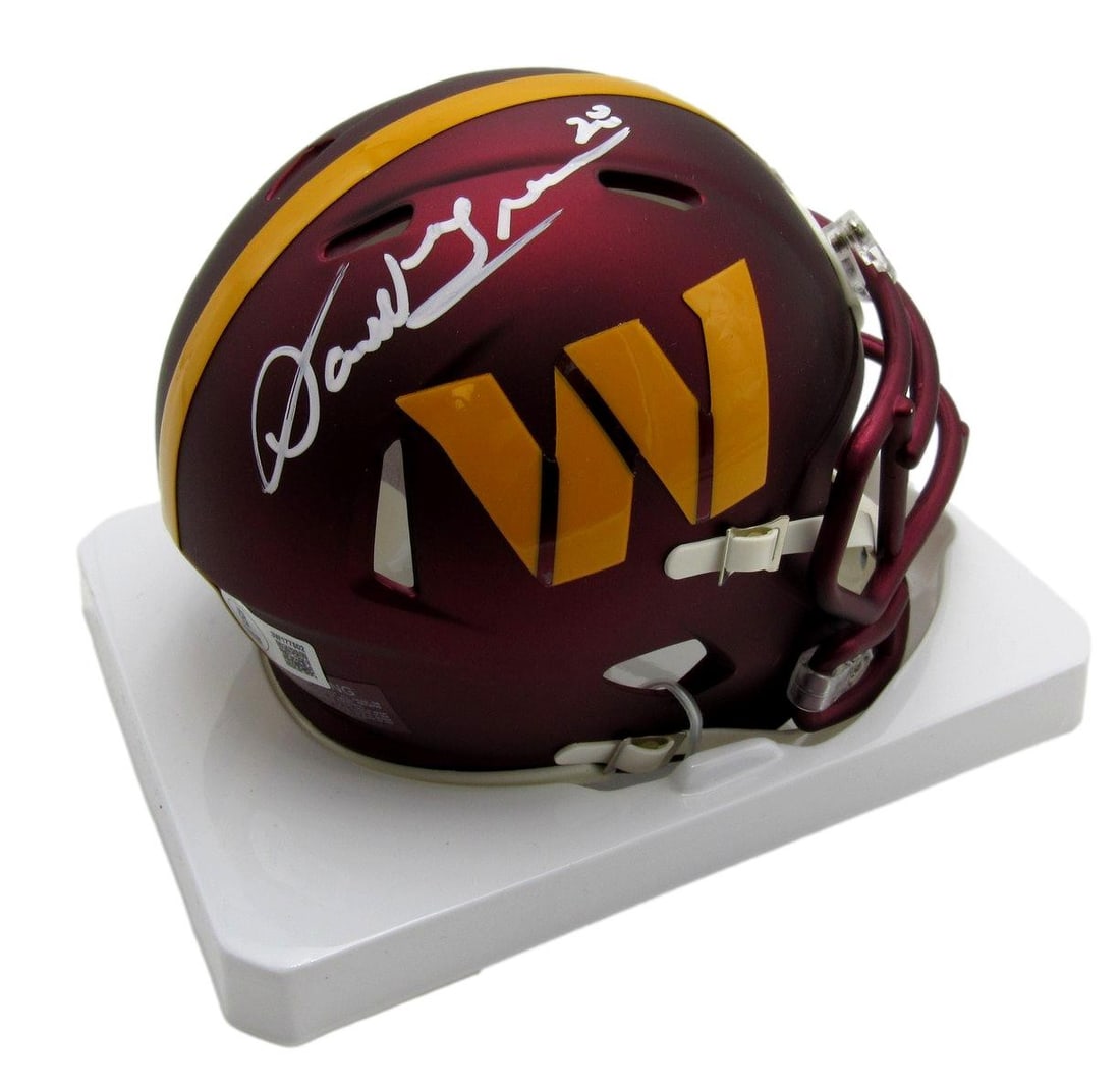 Darrell Green Signed Washington Commanders Mini Helmet Beckett Authenticated: Darrell Green Signed Washington Commanders Mini Helmet Beckett Authenticated This is a Darrell Green Autographed Washington Commanders Mini Helmet, an incredible collectible for any football fan. Auth