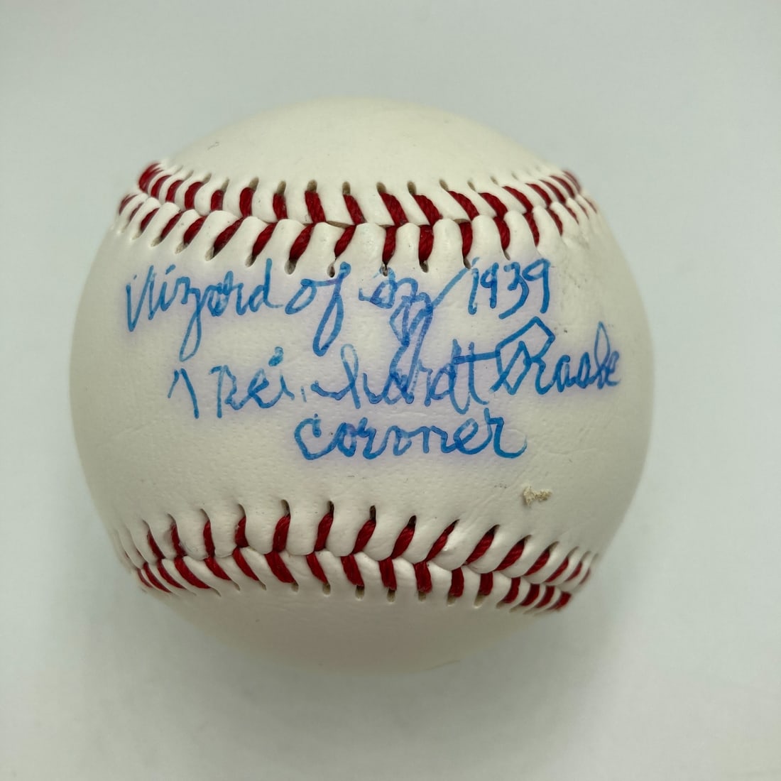 Meinhardt Raabe 1939 Wizard Of Oz Signed Baseball JSA COA (1 of 5)