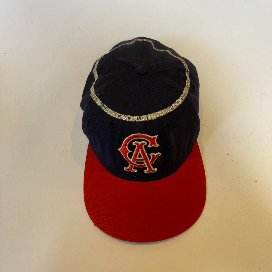 Vintage 1960's California Angels KM Game Model Baseball Cap New Tags: Vintage 1960's California Angels KM Game Model Baseball Cap New Tags Step back in time with this vintage 1960's California Angels KM Game Model Baseball Hat. This original MLB cap is a nostalgic piece