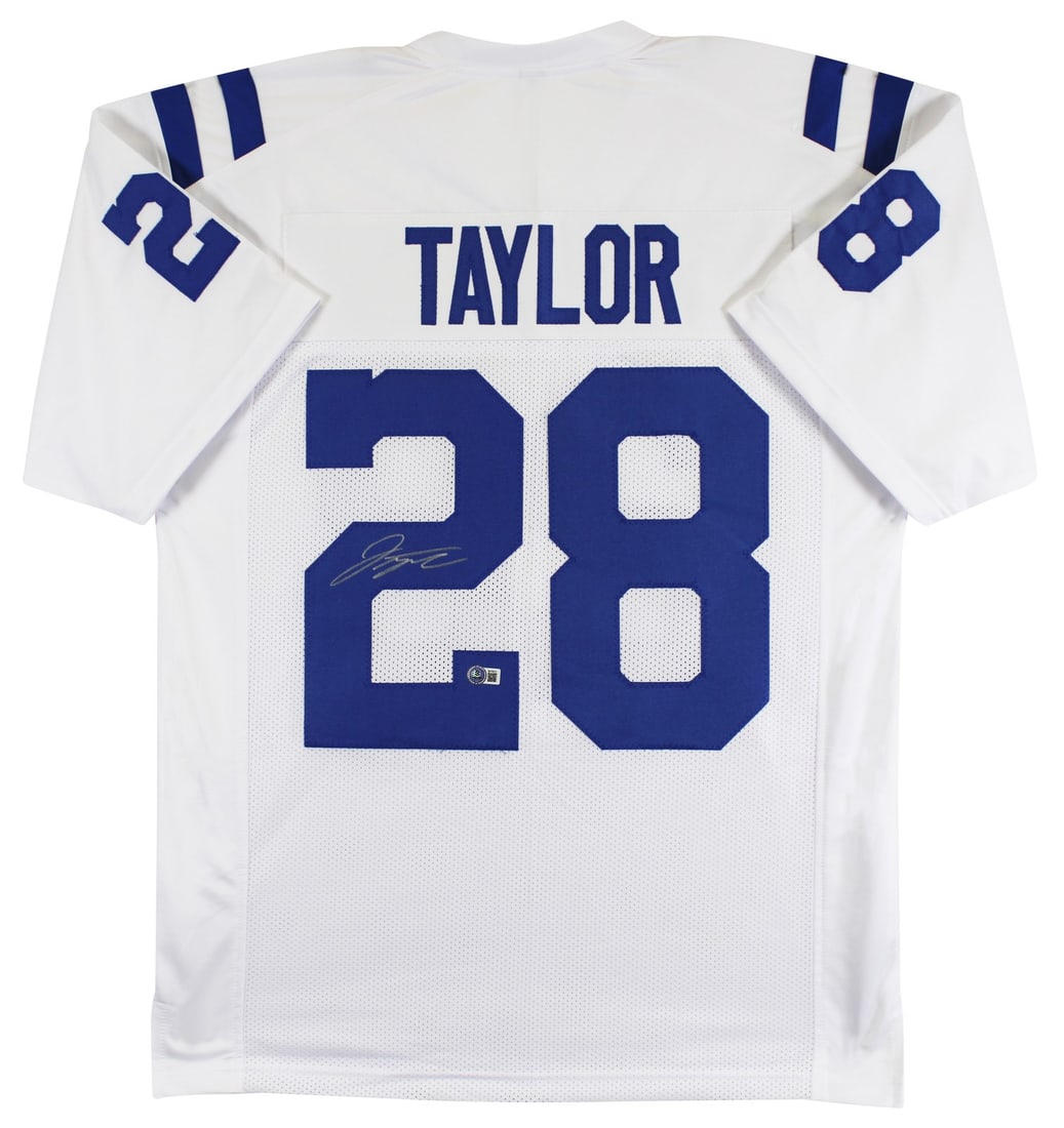 Jonathan Taylor Signed White Jersey Indianapolis Colts BAS Authenticated (1 of 3)
