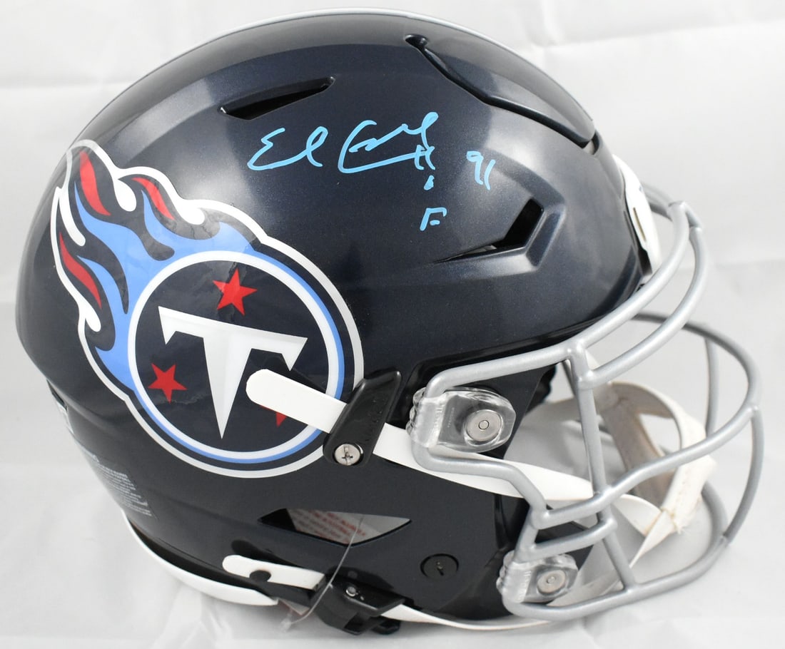 Tennessee Titans Speedflex Full Size Helmet Signed by Earl Campbell Beckett Holo (1 of 6)